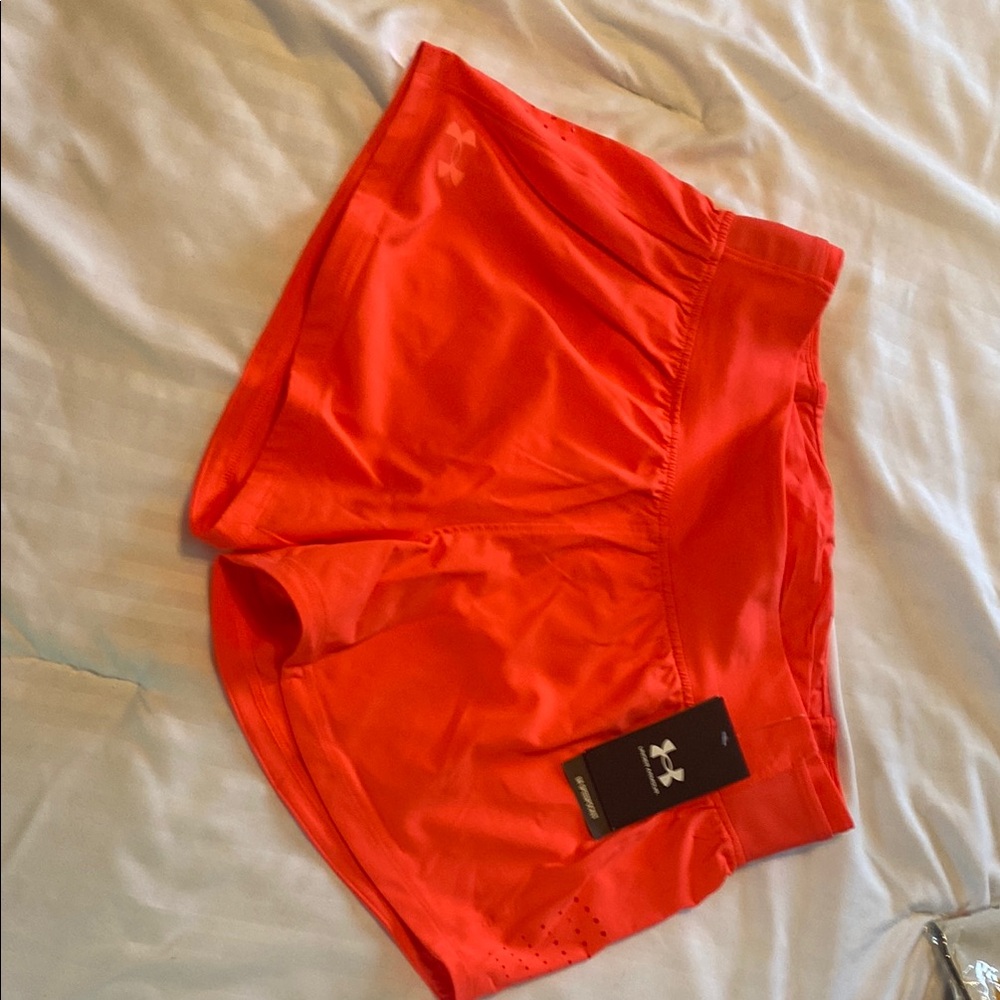 Under Armour Women's Red Athletic Shorts